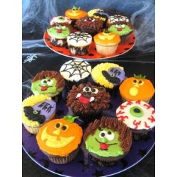 Halloween cupcakes 9 pc