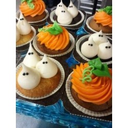 Halloween cupcakes 6 pc