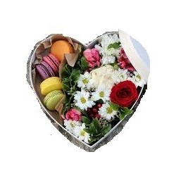 mix flowers in box