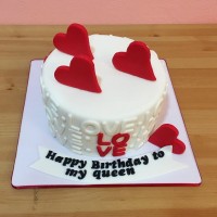 Valentine cake 8" 1100 g