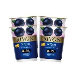 Rivon Soy Yogurt Blueberey Flavour 130g. Pack4
