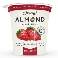 Hooray Almond Yourgurt Strawberry 120g.
