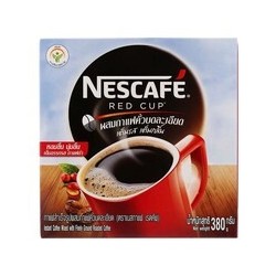 Nescafe Red Cup Instant Coffee Mixed with Finely Ground Roasted 380g.