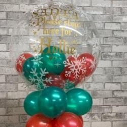 balloons in chrismas day