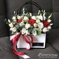 Flowers in bag