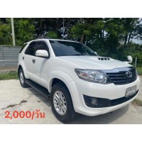 renting a Toyota Fortuner in Pattaya