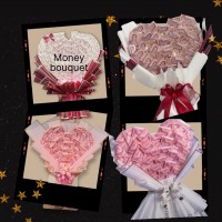 Rose money flower 7000 baht in bouquet