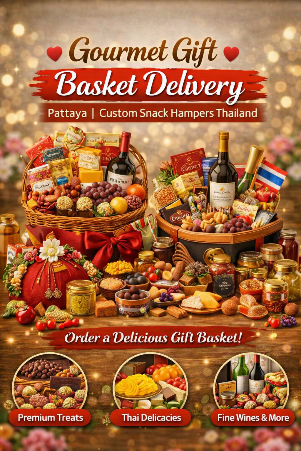 Gourmet Gift Basket Delivery Pattaya